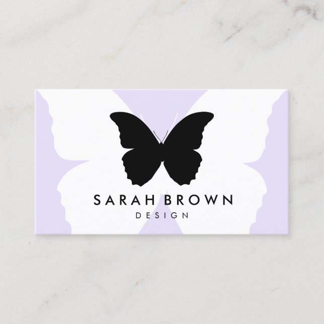 Butterfly Aesthetician Business Card (Front)