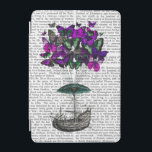 Butterfly Airship 2 Purple and Green iPad Mini Cover<br><div class="desc">Children's</div>