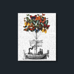 Butterfly Airship Canvas Print<br><div class="desc">Children's</div>