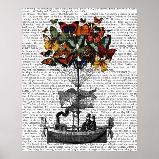 Butterfly Airship Poster (Front)