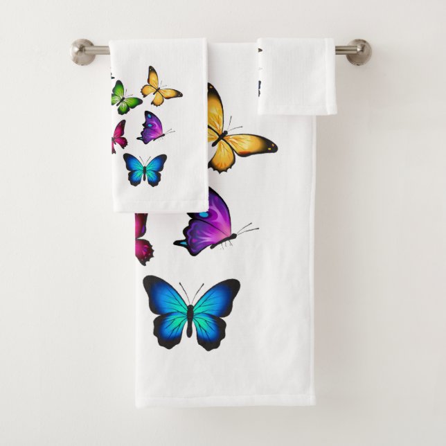 "Butterfly"  Amazing Bath Towel Set (Insitu)