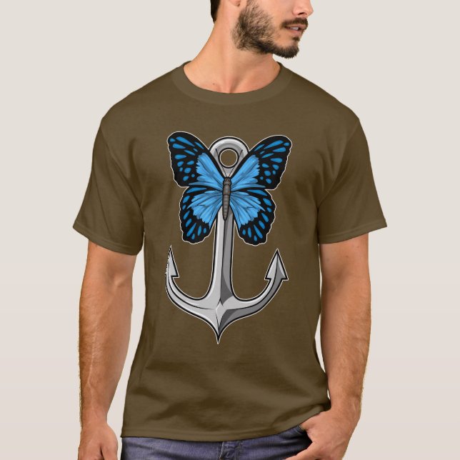 Butterfly Anchor T-Shirt (Front)