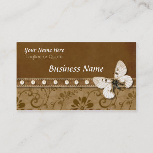 Butterfly and Beads Businees Card
