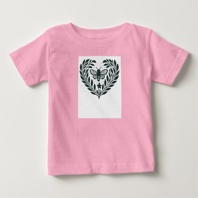 Butterfly and Boughs Baby T-Shirt (Front)