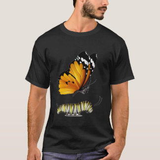 Butterfly and caterpillar T-Shirt