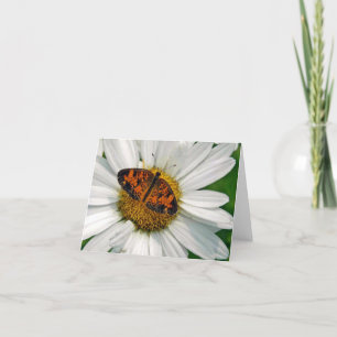 Butterfly and Daisy Note Card