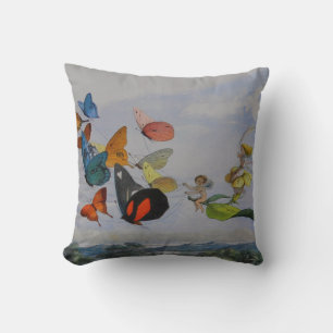 Butterfly and Fairy Queen Butterflies Fairies Cushion