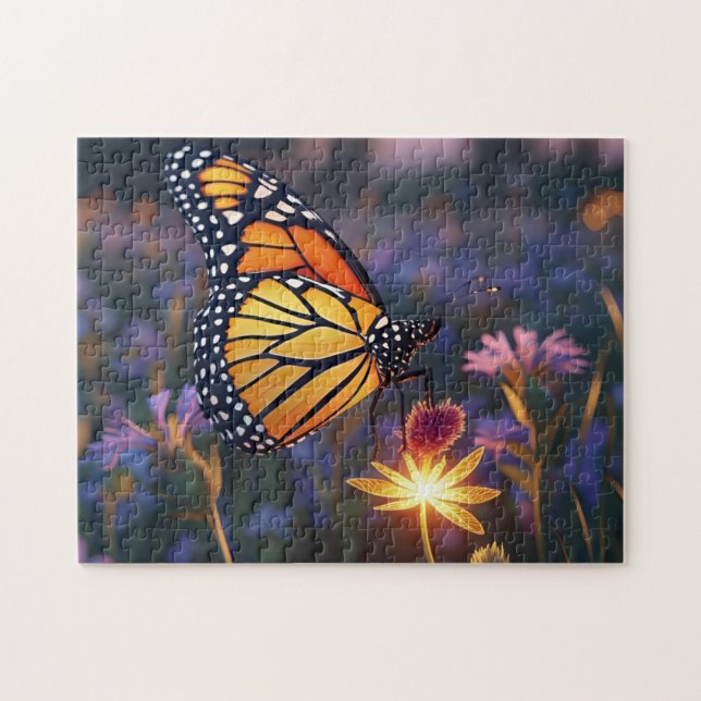 Butterfly and Firefly Jigsaw Puzzle (Horizontal)