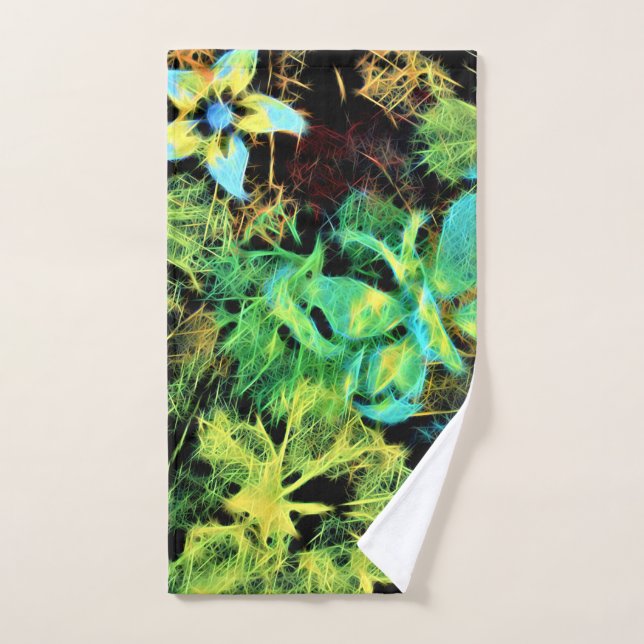 Butterfly and Flower Rodilius Hand Towel (Hand Towel)