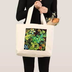 Butterfly and Flower Rodilius Jumbo Tote