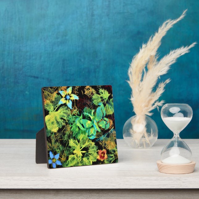 Butterfly and Flower Rodilius Tabletop Plaque (Insitu)