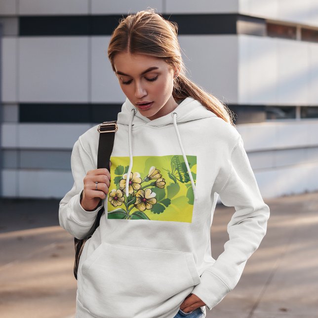 Butterfly And Flowers Hoodie (Creator Uploaded)