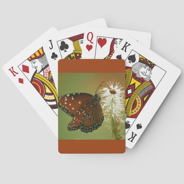 Butterfly and Ladybug Playing Cards (Back)