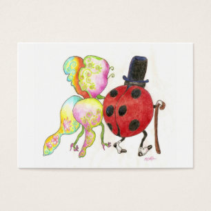 butterfly and ladybug tiny valentine