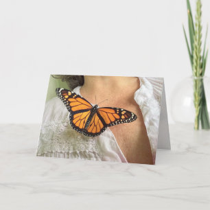 Butterfly and Me Greeting Card - Blank Inside