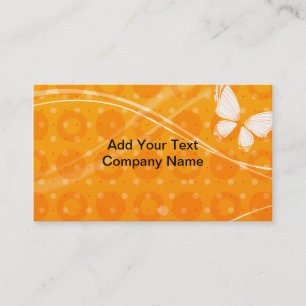 Butterfly and Pattern Business Card