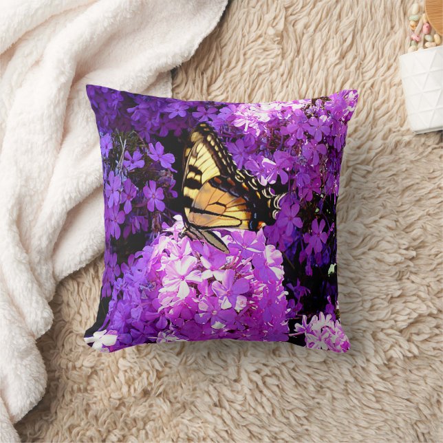 Butterfly and Phlox Cushion (Blanket)