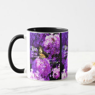 Butterfly and Phlox, Ecclesiastes 3:11 Mug