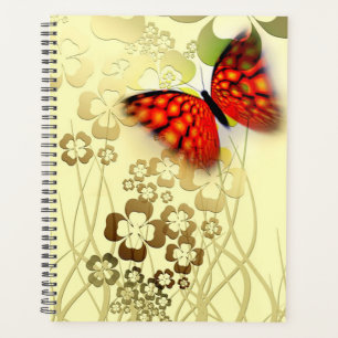 Butterfly and Shamrocks Planner