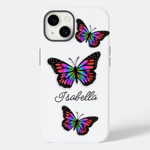 Butterfly and Your Name Personalised Case-Mate iPhone 14 Case