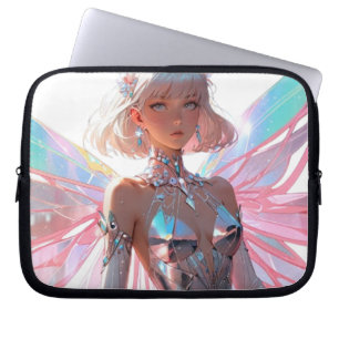 Butterfly angel laptop sleeves
