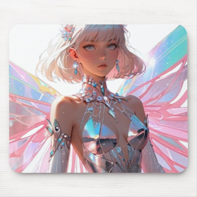 Butterfly angel mouse pad (Front)