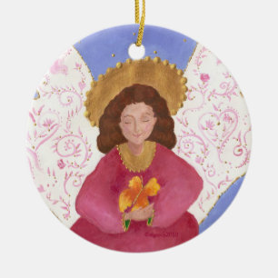 Butterfly Angel Xmas Ornament