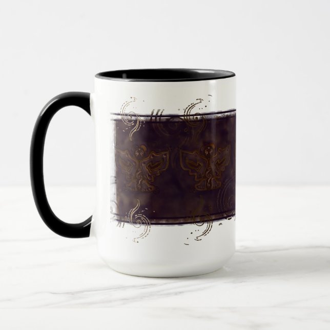 Butterfly Angels and Swirls Combo Mug (Left)