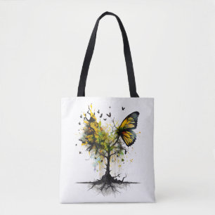 Butterfly Animal Creative Art Tote Bag