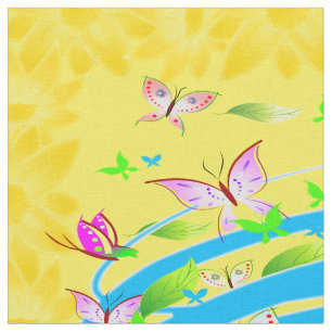 Butterfly Art 12 Custom Fabric