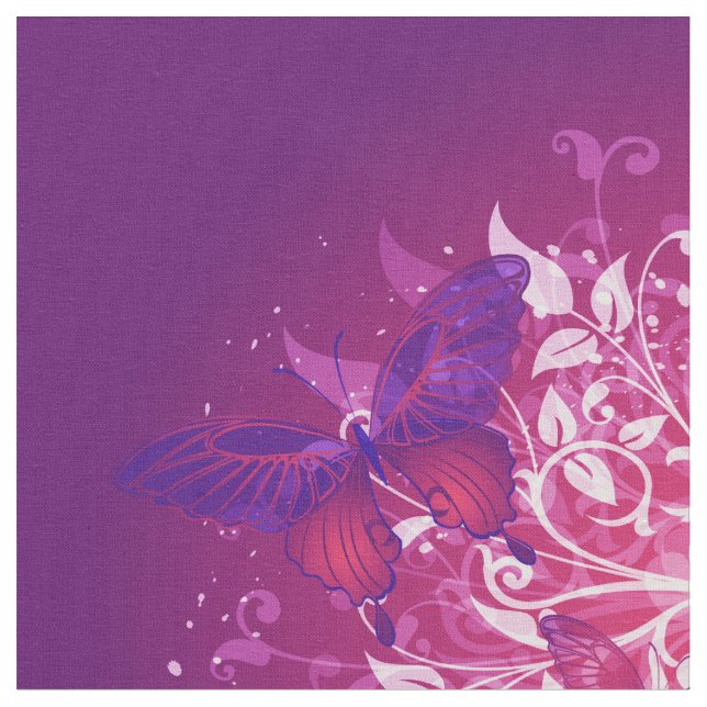 Butterfly Art 17 Custom Fabric (Close Up)