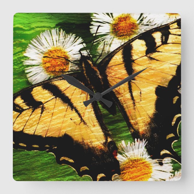 Butterfly Art 23 Wall Clocks & Numeral Option (Front)