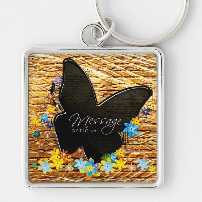 Butterfly Art 25 Keychain (Front)