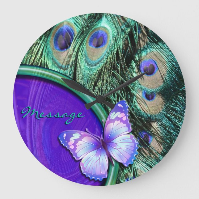 Butterfly Art 27 Wall Clocks (Front)