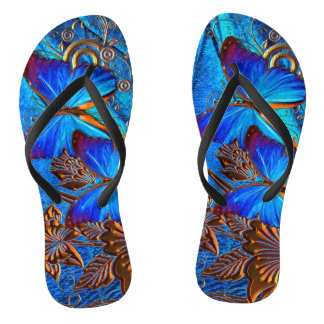Butterfly Art 35 Flip Flops