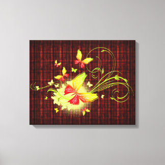 Butterfly Art 5 Wrapped Canvas
