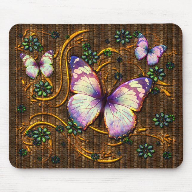 Butterfly Art 6 Mousepad (Front)