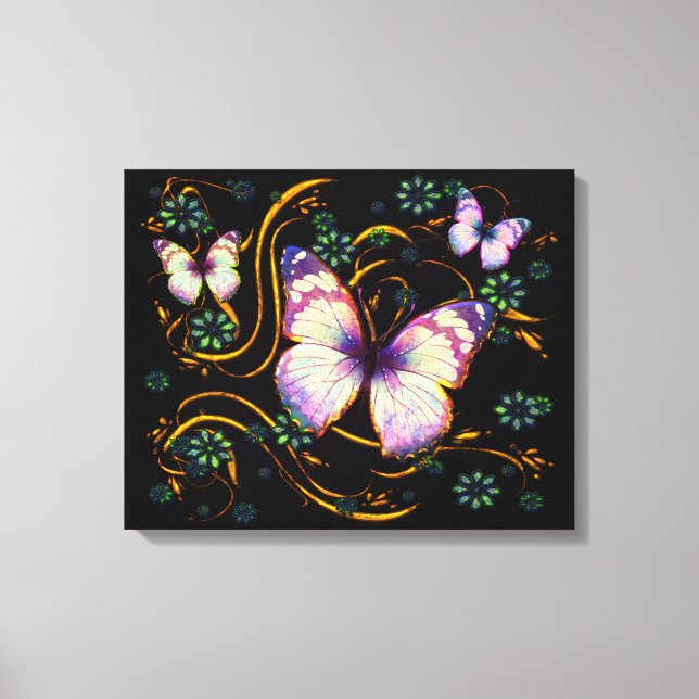 Butterfly Art 6B Wrapped Canvas (Front)