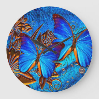 Butterfly Art Art 35 Wall Clock & Numeral Options