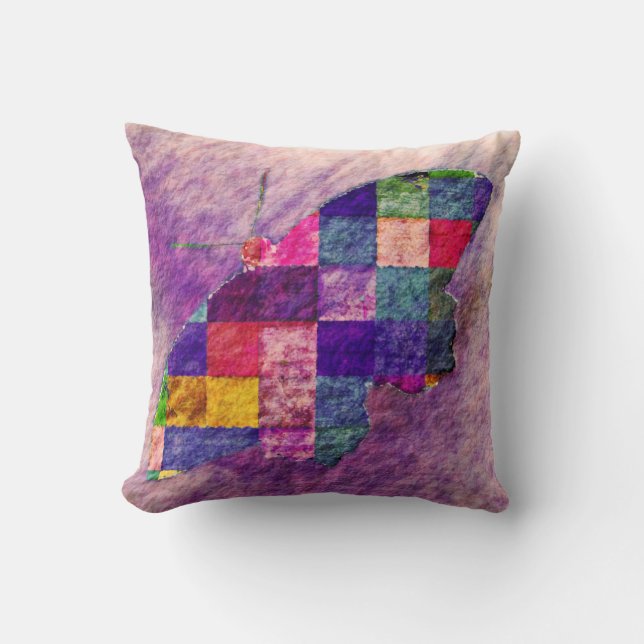 Butterfly Art Cushion (Front)