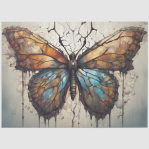Butterfly Art Decoupage Paper Abstract Butterfly