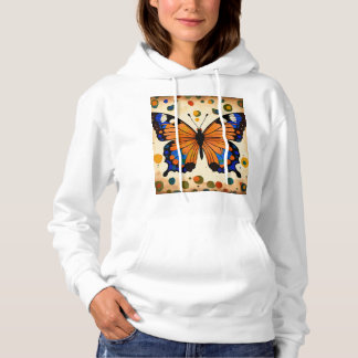 Butterfly Art Dual-Design Hoodie