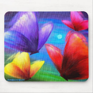 Butterfly Art Painting - Multi Mouse Pad