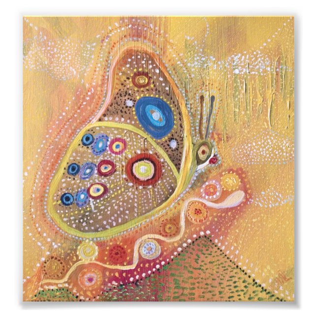 Butterfly Art Painting Photo Enlargement Kodak Print (Front)