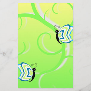 Butterfly Art Scrapbooking Paper