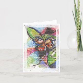 Butterfly Art Sympathy Card