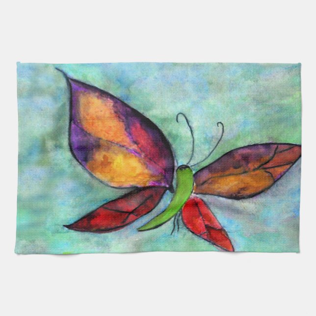 Butterfly art towel (Horizontal)