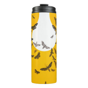 Butterfly Art Unedited Vintage Photos Monarch Butt Thermal Tumbler
