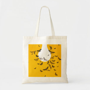 Butterfly Art Unedited Vintage Photos Monarch Butt Tote Bag