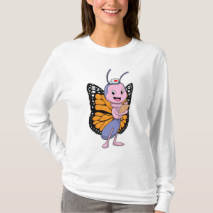 Butterfly as Nurse T-Shirt